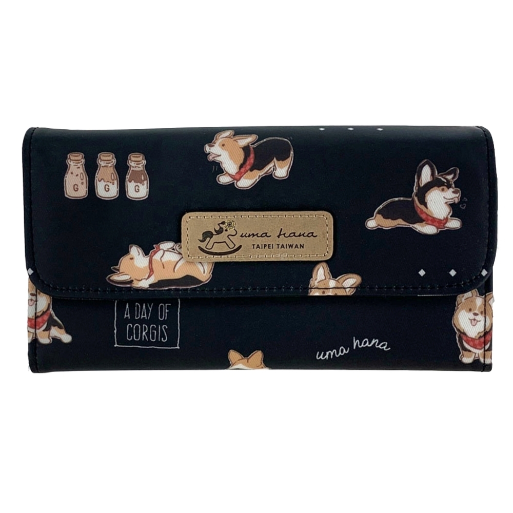 Waterproof Corgi Multifunctional Trifold Wallet